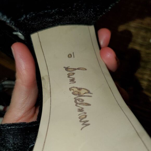 Sam EdelmanMara Suede black Platform Sandal - Picture 10 of 12